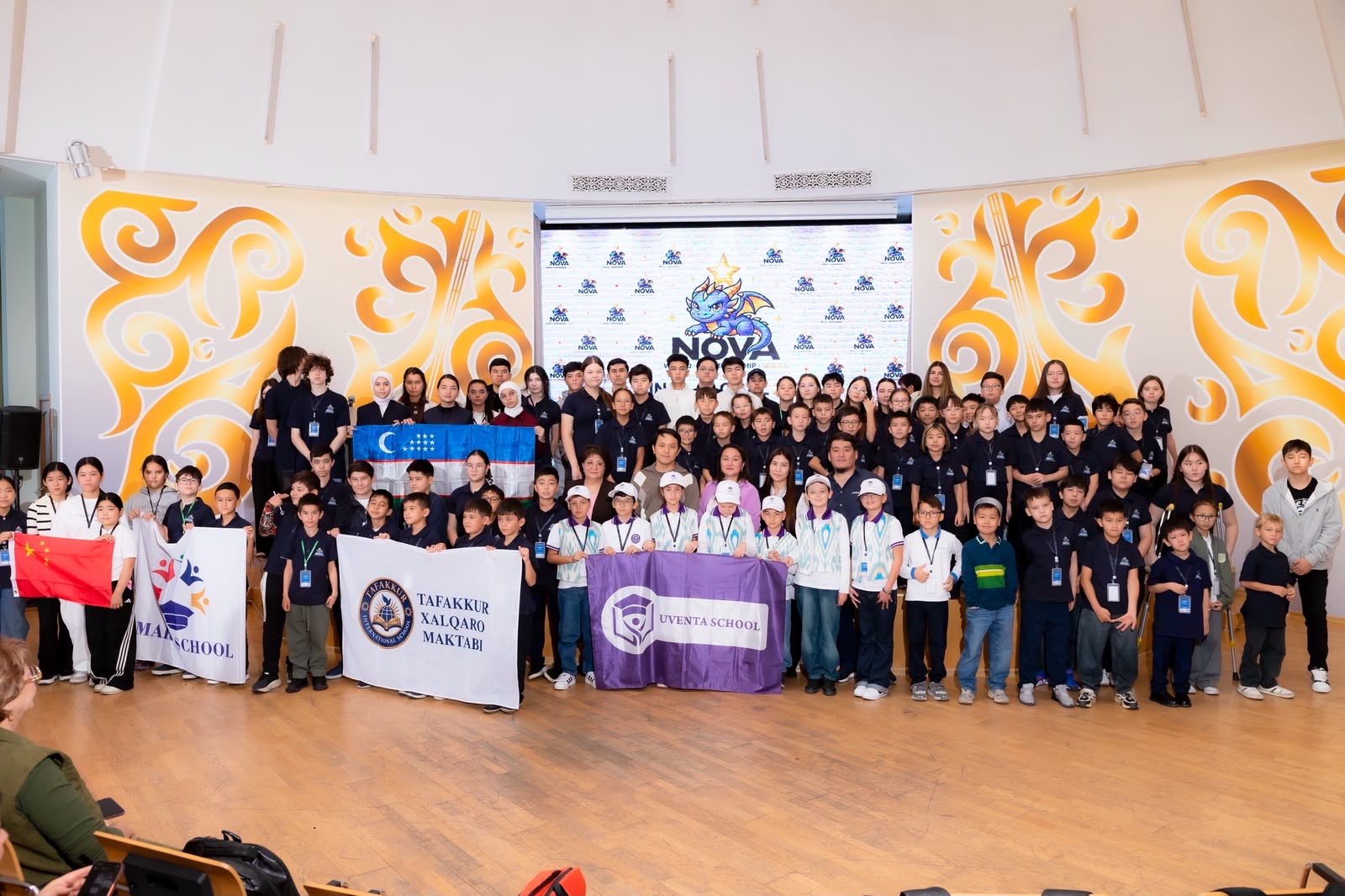 Nova Olympiad students gathered at the Almaty 2026 final